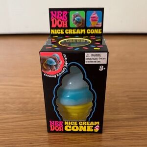 NeeDoh Nice Cream Cone - Blue and Yellow